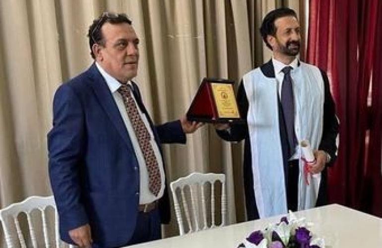 جامعة سليمان الدولية بتركيا تمنح الشيخ صالح بن شاجع الدكتوراه في ((التخطيط الاستراتيجي وصناعة السلام))