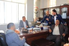 رئيس مصلحة الجمارك يتفقد جمركي مطار صنعاء الدولي للركاب والبضائع ولجان ترسيم السيارات بأمانة العاصمة