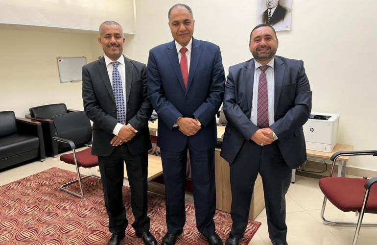 اتفاق تعاون وتبادل للخبرات بين بنك اليمن والخليج واتحاد المصارف العربية.