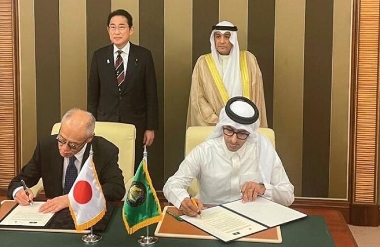 مجلس التعاون الخليجي واليابان يعلنان استئنافهما مفاوضات اتفاقية التجارة الحرة (صور)