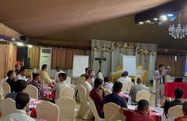 مصرف اليمن البحرين الشامل ينفذ برنامجا تدريبيا لموظفي وعملاء البنك في محافظة عدن 