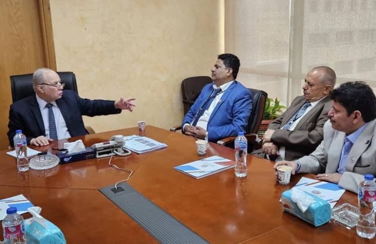 مناقشة التعاون بين غرفة تجارة الأمانة والاتحاد المصري للبناء والتشييد واتحاد المقاولين العرب 