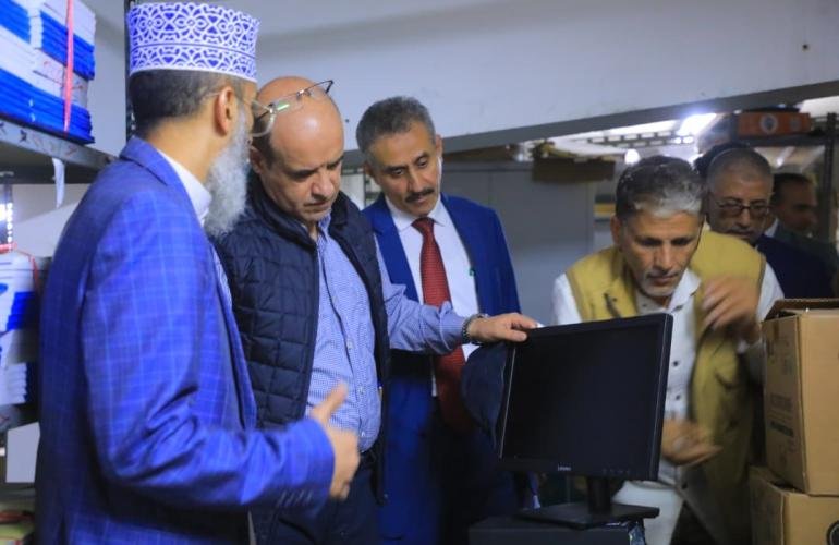 وزير الاقتصاد يُدشن المرحلة الأولى من مشروع تحديث البنية التحتية التقنية بالوزارة