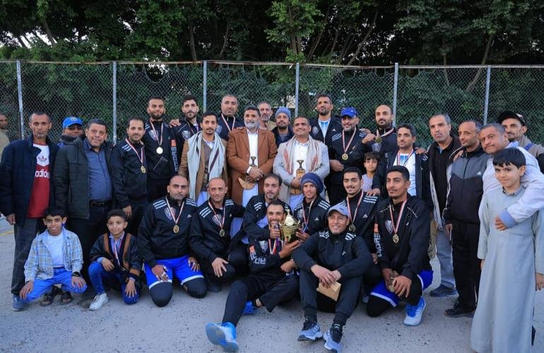 فريق وزارة الداخلية يتوج ببطولة الوزارات والمؤسسات للكرة الطائرة والمالية وصيفاً