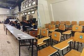 صندوق تنمية المهارات يرفد المعهد التقني الصناعي في ذهبان بـ 500 كرسي دراسي.