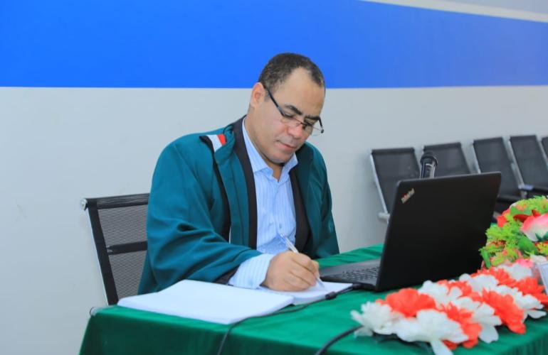 درجة الماجستير للباحث محمد جعيل عن رسالته الموسومة ب (أثر تطبيق معيار الجودة (ISO 9001:2015) على الأداء المؤسسي