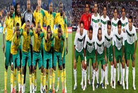 منتخبا المكسيك وجنوب افريقيا